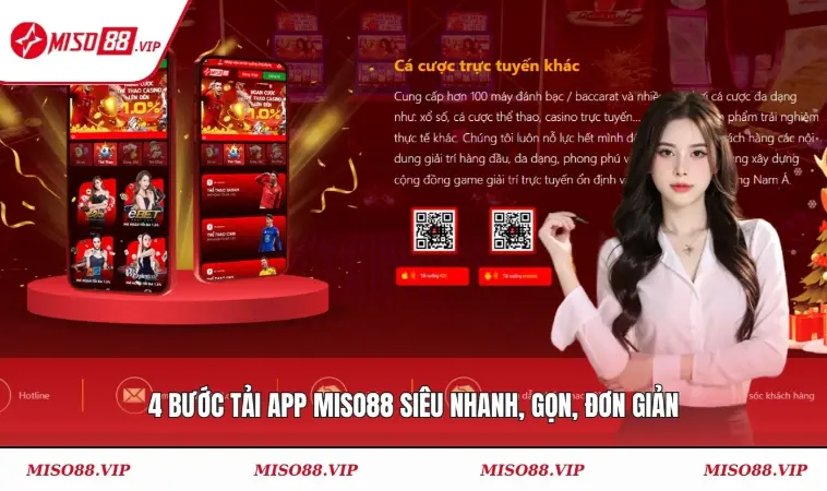 Miso88 32 4 bước tải app MISO88 siêu nhanh, gọn, đơn giản
