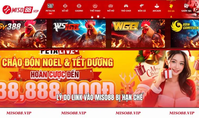 Lý do link vào MISO88 bị hạn chế